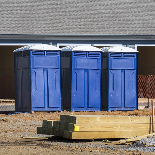 is there a specific order in which to place multiple porta potties in Armonk New York